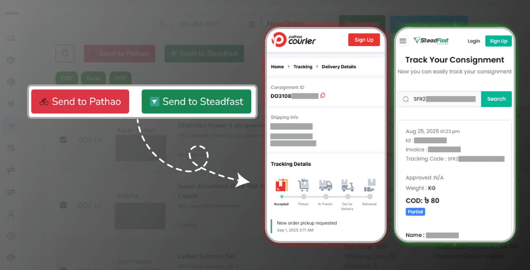 Onestore Ecommerce Automatic Delivery System